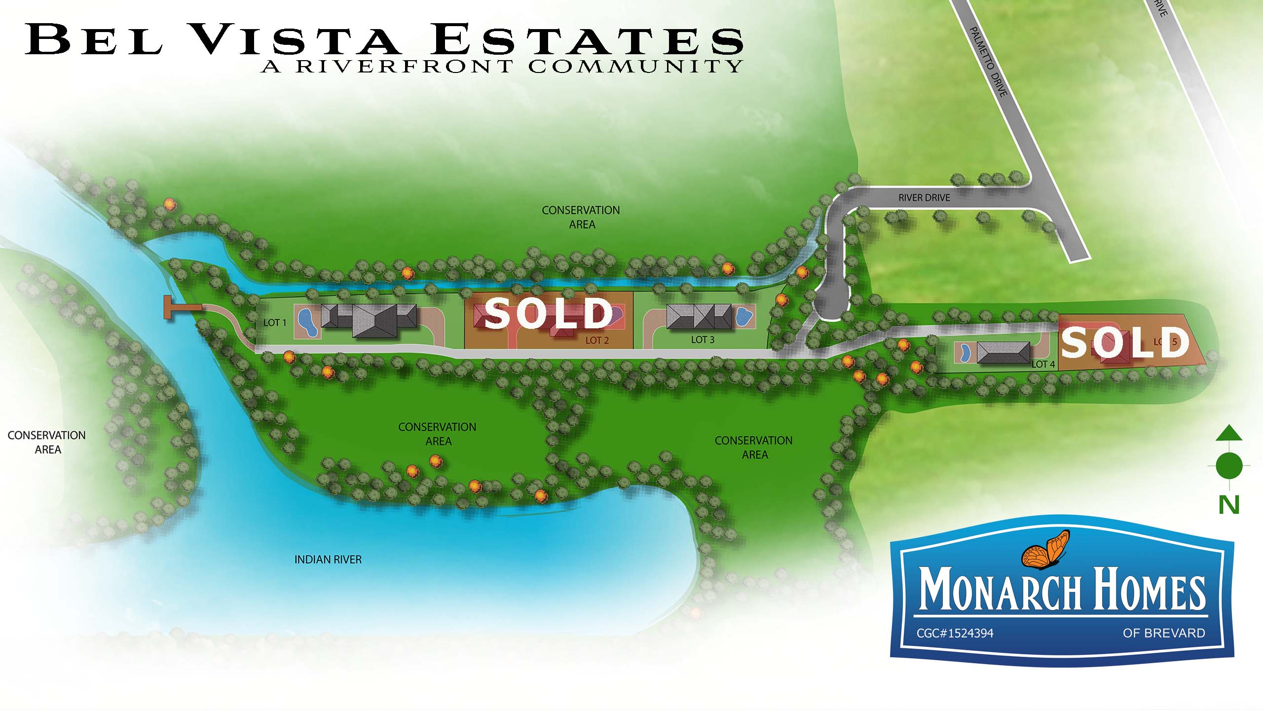 Map of Bel Vista Estates in Melbourne Beach FL